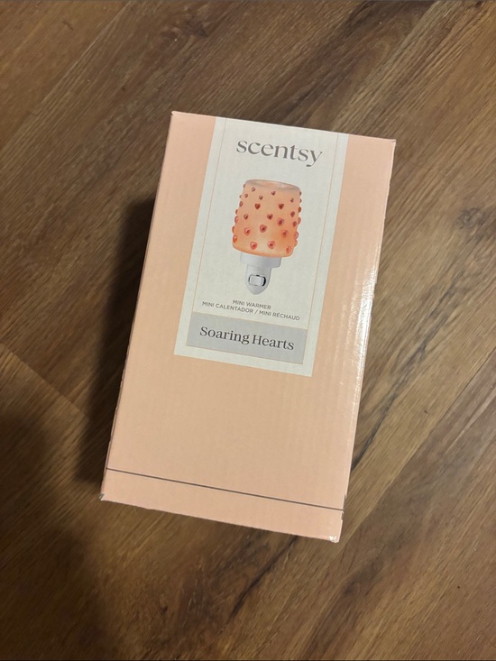 Scentsy Other - Scentsy Soaring Hearts Mini Warmer — Peach Pink